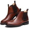 image:imageArkbird Chelsea Ankle Boots for Men Genuine Leather Oxford Casual and Formal Dress BootBrown113