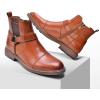 image:imageArkbird Chelsea Ankle Boots for Men Genuine Leather Oxford Casual and Formal Dress BootBrown812