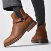 image:imageArkbird Chelsea Ankle Boots for Men Genuine Leather Oxford Casual and Formal Dress BootCh Brown812