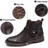 image:imageArkbird Chelsea Ankle Boots for Men Genuine Leather Oxford Casual and Formal Dress BootCoffee812
