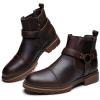 image:imageArkbird Chelsea Ankle Boots for Men Genuine Leather Oxford Casual and Formal Dress BootDark Brown812
