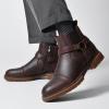 image:imageArkbird Chelsea Ankle Boots for Men Genuine Leather Oxford Casual and Formal Dress BootDark Brown812