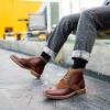 image:imageArkbird Chelsea Ankle Boots for Men Genuine Leather Oxford Casual and Formal Dress BootDark Brown819