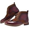 image:imageArkbird Chelsea Ankle Boots for Men Genuine Leather Oxford Casual and Formal Dress BootDark Brown819