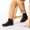 image:imageArkbird Chelsea Ankle Boots for Men Genuine Leather Oxford Casual and Formal Dress BootGlblack812