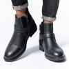 image:imageArkbird Chelsea Ankle Boots for Men Genuine Leather Oxford Casual and Formal Dress BootSuedeblack812