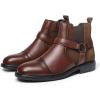 image:imageArkbird Chelsea Ankle Boots for Men Genuine Leather Oxford Casual and Formal Dress BootSuedecoffee812