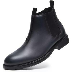 image:imageArkbird Chelsea Ankle Boots for Men Genuine Leather Oxford Casual and Formal Dress BootBlack113