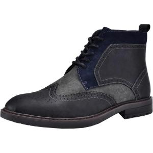 image:imageArkbird Chelsea Ankle Boots for Men Genuine Leather Oxford Casual and Formal Dress BootBlack819