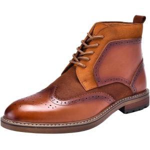 image:imageArkbird Chelsea Ankle Boots for Men Genuine Leather Oxford Casual and Formal Dress BootBrown819
