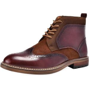 image:imageArkbird Chelsea Ankle Boots for Men Genuine Leather Oxford Casual and Formal Dress BootDark Brown819