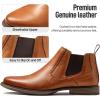 image:imageArkbird Chelsea Boots for Men Genuine Leather Oxford Casual and Formal Ankle Dress BootBrightbrown802