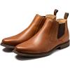 image:imageArkbird Chelsea Boots for Men Genuine Leather Oxford Casual and Formal Ankle Dress BootBrightbrown802