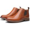 image:imageArkbird Chelsea Boots for Men Genuine Leather Oxford Casual and Formal Ankle Dress BootBrown
