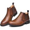 image:imageArkbird Chelsea Boots for Men Genuine Leather Oxford Casual and Formal Ankle Dress BootCoffee