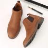 image:imageArkbird Chelsea Boots for Men Genuine Leather Oxford Casual and Formal Ankle Dress BootKhaki