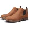 image:imageArkbird Chelsea Boots for Men Genuine Leather Oxford Casual and Formal Ankle Dress BootKhaki