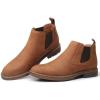 image:imageArkbird Chelsea Boots for Men Genuine Leather Oxford Casual and Formal Ankle Dress BootKhaki
