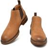 image:imageArkbird Chelsea Boots for Men Genuine Leather Oxford Casual and Formal Ankle Dress BootMatte Brown802