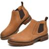 image:imageArkbird Chelsea Boots for Men Genuine Leather Oxford Casual and Formal Ankle Dress BootMatte Brown802