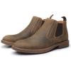 image:imageArkbird Chelsea Boots for Men Genuine Leather Oxford Casual and Formal Ankle Dress BootRetro