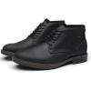 image:imageArkbird Chukka Boots Fashion and Comfort Casual Oxfords Ankle Lace Up BootBlack