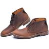 image:imageArkbird Chukka Boots Fashion and Comfort Casual Oxfords Ankle Lace Up BootDark Brown