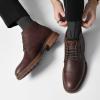 image:imageArkbird Chukka Boots Fashion and Comfort Casual Oxfords Ankle Lace Up BootDark Brown18012