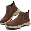 image:imageArkbird Mens Chukka Boots Genuine Leather Ankle Boot for Men Classic Casual Oxford Style FootwearCoffee715