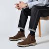 image:imageArkbird Mens Chukka Boots Genuine Leather Ankle Boot for Men Classic Casual Oxford Style FootwearCoffee715