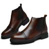image:imageArkbird Mens Chukka Boots Genuine Leather Ankle Boot for Men Classic Casual Oxford Style FootwearDark Brown033
