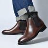 image:imageArkbird Mens Chukka Boots Genuine Leather Ankle Boot for Men Classic Casual Oxford Style FootwearDark Brown066