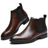 image:imageArkbird Mens Chukka Boots Genuine Leather Ankle Boot for Men Classic Casual Oxford Style FootwearDark Brown066