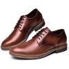 image:imageMens Dress Shoes Lace Up Plain Toe Leather OxfordBrown3168
