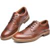 image:imageMens Dress Shoes Lace Up Plain Toe Leather OxfordBrownish588