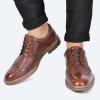 image:imageMens Dress Shoes Lace Up Plain Toe Leather OxfordBrownish588