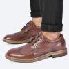 image:imageMens Dress Shoes Lace Up Plain Toe Leather OxfordBrownish588