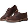 image:imageMens Dress Shoes Lace Up Plain Toe Leather OxfordCoffee