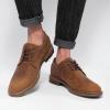 image:imageMens Dress Shoes Lace Up Plain Toe Leather OxfordDark Brown 168