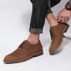 image:imageMens Dress Shoes Lace Up Plain Toe Leather OxfordDark Brown 168
