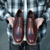 image:imageMens Dress Shoes Lace Up Plain Toe Leather OxfordDark Brown 333