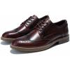 image:imageMens Dress Shoes Lace Up Plain Toe Leather OxfordDark Brown 333