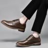 image:imageMens Dress Shoes Lace Up Plain Toe Leather OxfordKhaki3168