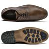 image:imageMens Dress Shoes Lace Up Plain Toe Leather OxfordKhaki3168