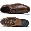 image:imageMens Dress Shoes Lace Up Plain Toe Leather OxfordKhaki3586