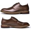 image:imageMens Dress Shoes Lace Up Plain Toe Leather OxfordKhaki3586