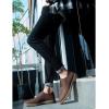 image:imageMens Dress Shoes Lace Up Plain Toe Leather OxfordMaroon Brown 168