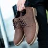 image:imageMens Dress Shoes Lace Up Plain Toe Leather OxfordMaroon Brown 168