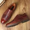 image:imageMens Dress Shoes Lace Up Plain Toe Leather OxfordWingtipbrown