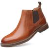 image:imageArkbird Chelsea Boots for Men Genuine Leather Oxford Casual and Formal Ankle Dress BootBrown